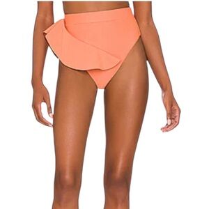 Andrea Iyamah New Peach Kiara Bikini Bottom Size XS